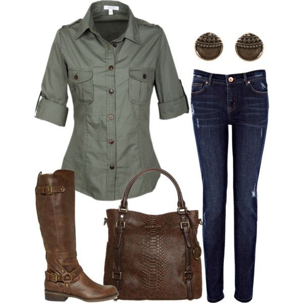 Fall Outfit. I wouldn't mind this for one of my fi...