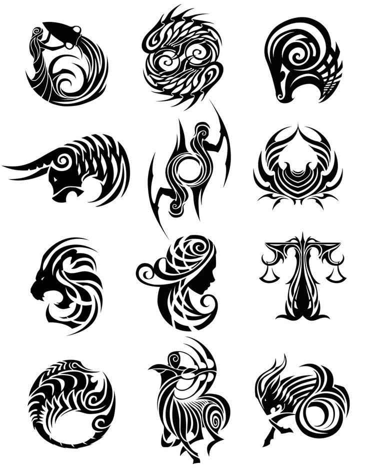 tribal+zodiac+tattoos | Tribal Zodiac by sodeni on...
