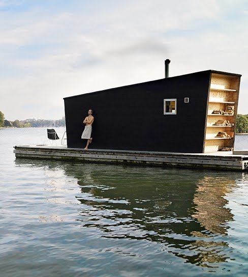 Modern Tiny Floating House | Tiny House Pins. So t...