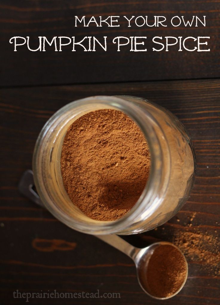 how to make your own pumpkin pie spice -- never ru...