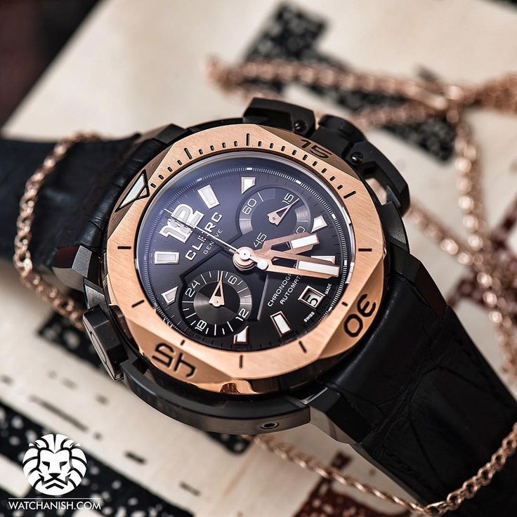 Up close with the Clerc Hydroscaph chrono watches.