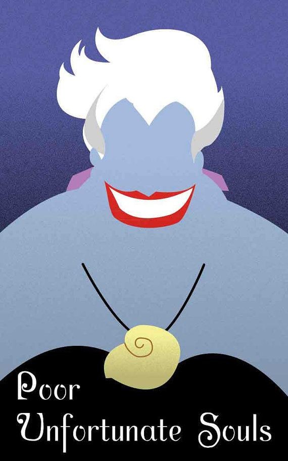 Ursula - The Little Mermaid / Disney Villains Insp...