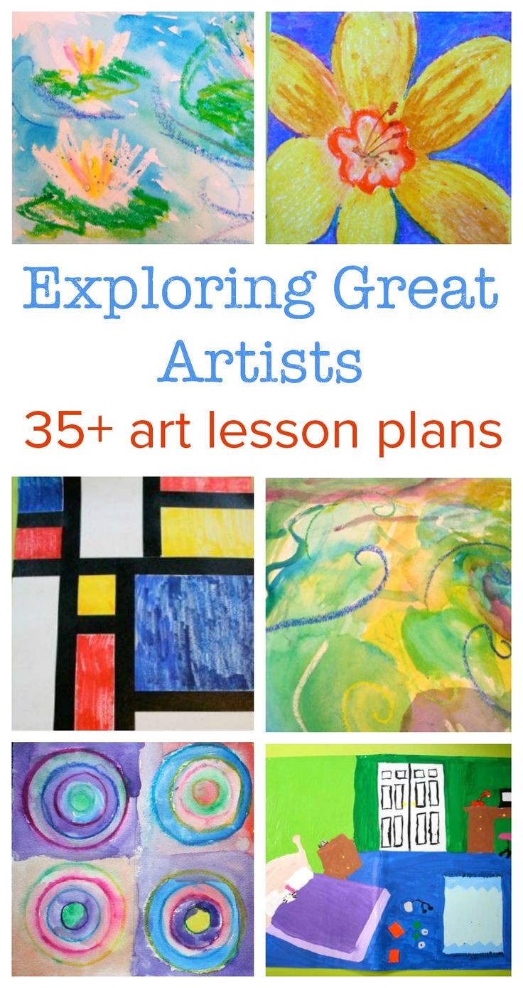 Complete art lessons for exploring great artists :...