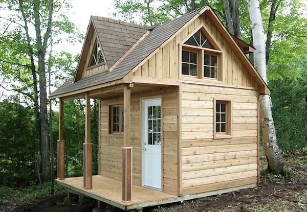 Tiny Cabin Kit with a Loft
