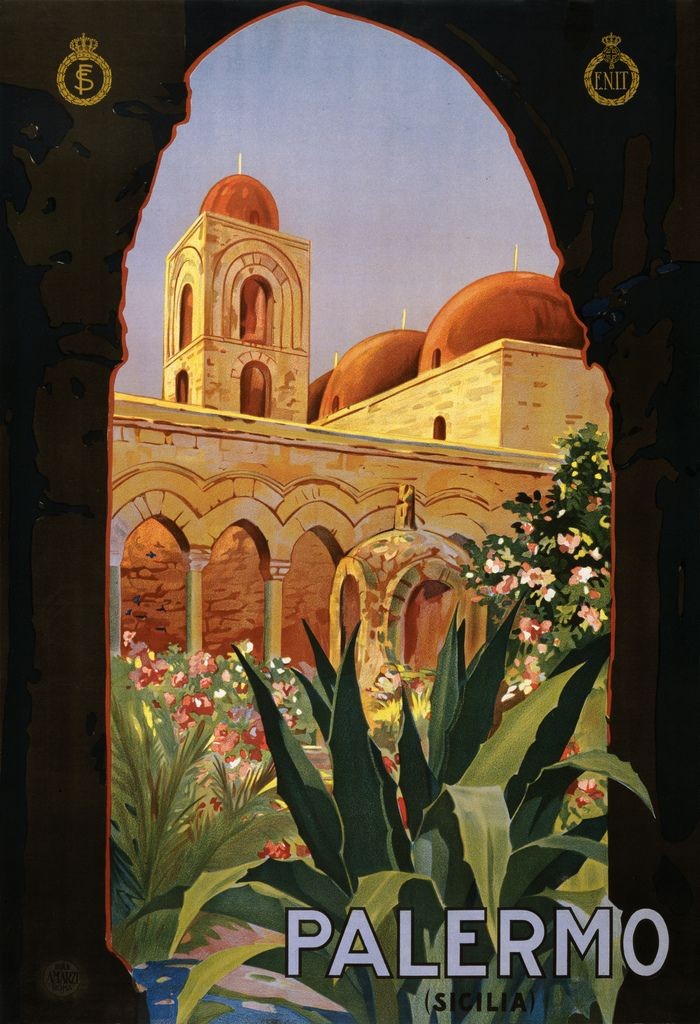 Palermo, travel poster for ENIT, ca. 1920