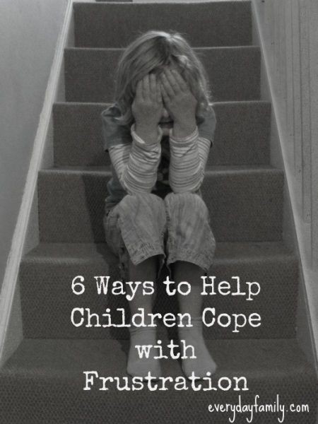 6 ways to help children when they are frustrated....