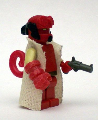 Lego custom minifig hellboy - wondering if I can m...