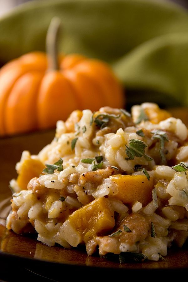 Roasted Pumpkin Risotto...risotto is believed to h...