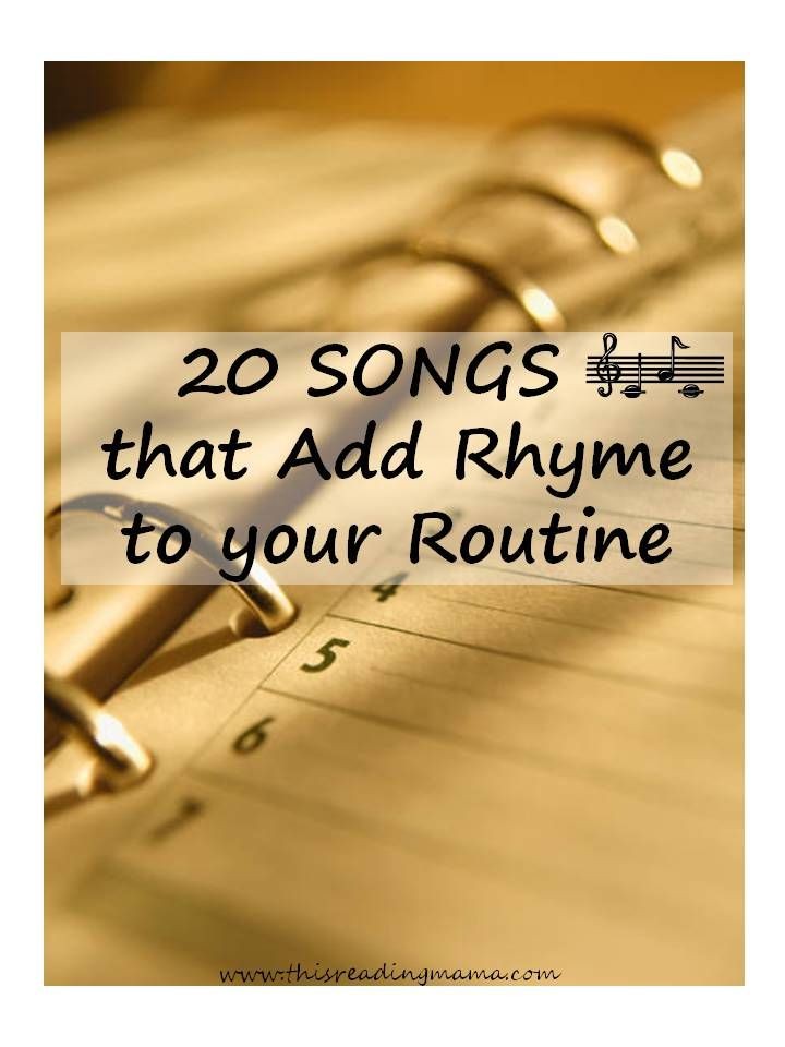 20 Songs that Add Rhyme to Your Routine. We alread...