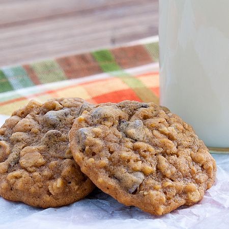 Pumpkin-Oatmeal Chocolate Chip Cookies - Use Semi...