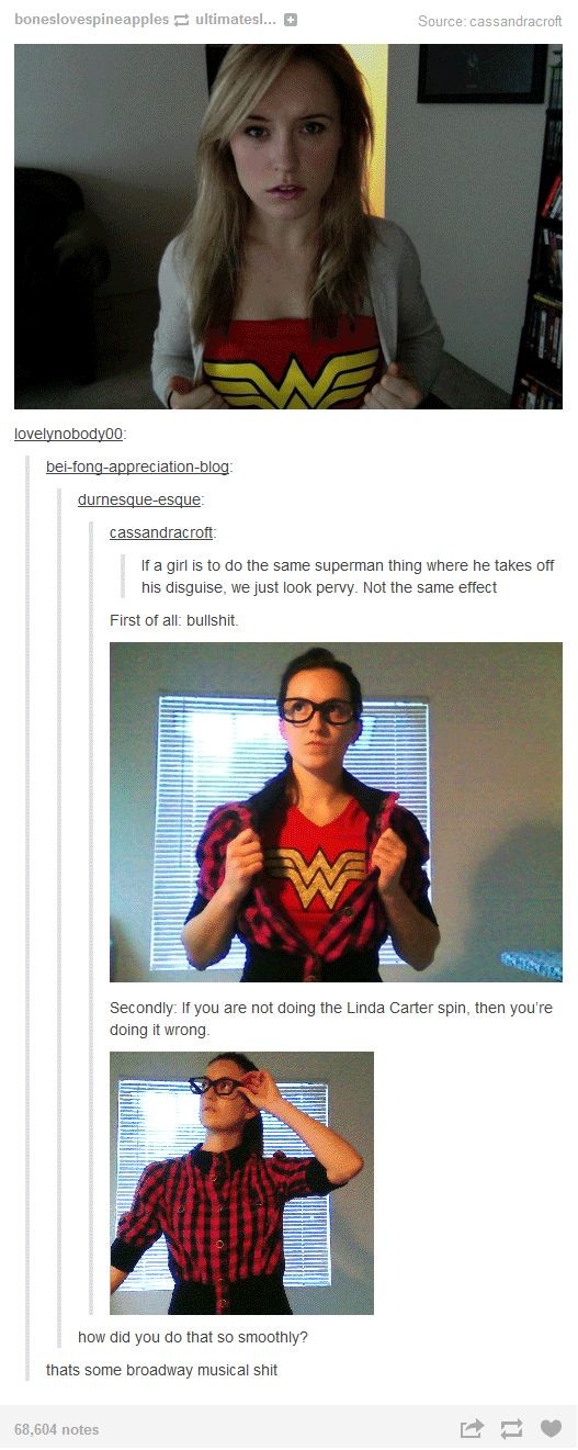 How to get in your superhero getup.  Can I just ge...