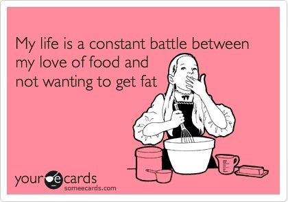 mmmm yes. my love for food is always victorious.