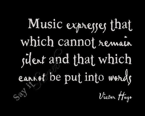 Music Expresses That Which Cannot Remain Silent Hu...