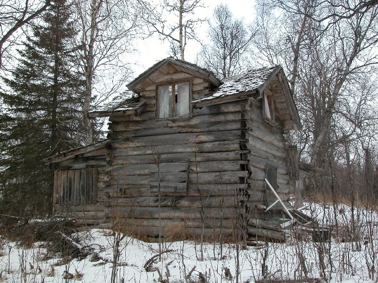 This was an abandoned cabin in Alaska. There was i...