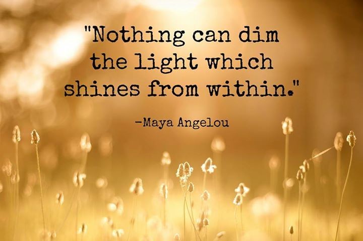 Words of wisdom from Maya Angelou.