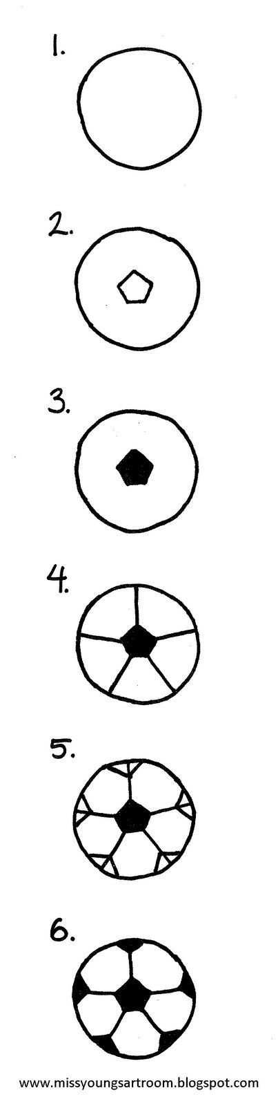 Miss Young's Art Room: How To Draw A Soccer Ball