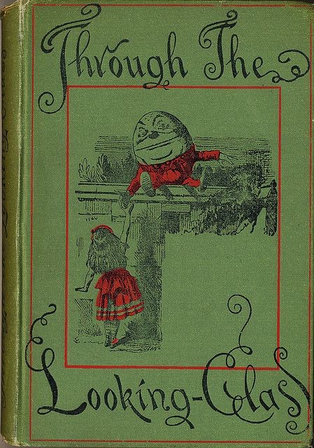 Alice through the looking-glass bookcover by Parso...