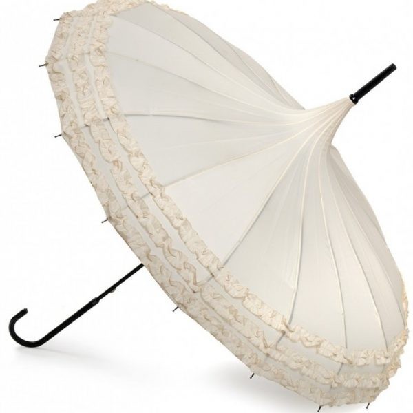 Phoebe Pagoda - Ivory Umbrella from Umbrella Heave...