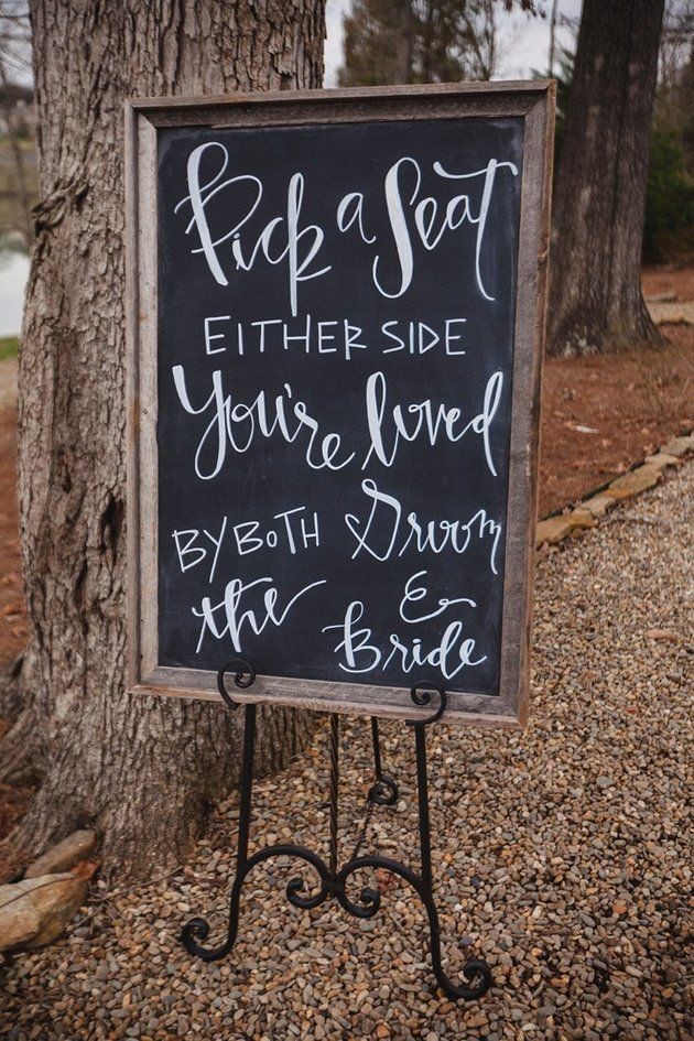 Check out these cute and clever signs for your wed...