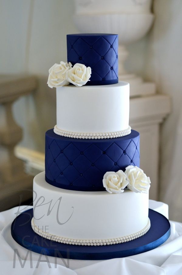 Indian Weddings Inspirations. Blue Wedding Cake. R...