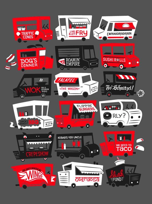 Gourmet food trucks, i'm told, occasionally sell f...