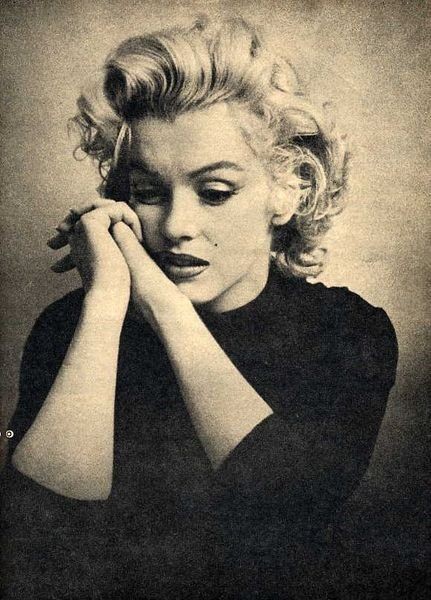 Marilyn Monroe. I love how she's not super smiley....
