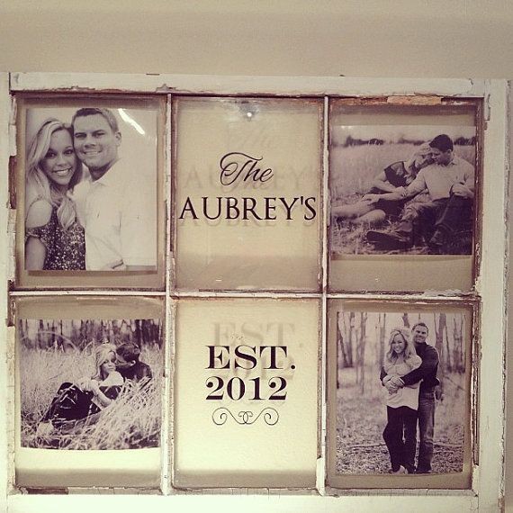 Personalized Antique Old Windows - Use engagement...