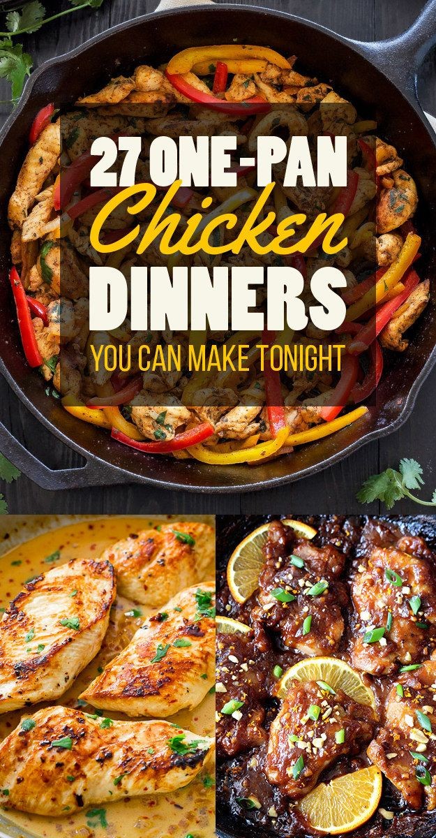 27 Simple One-Pan Chicken Dinners
