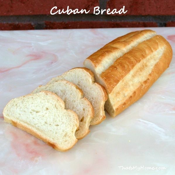 Cuban bread - This bread calls for lard in it and...