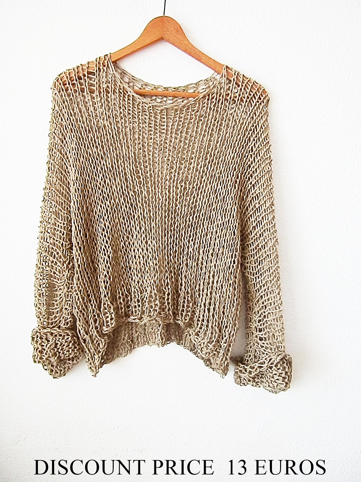 New look !!
Oversize camel sweater