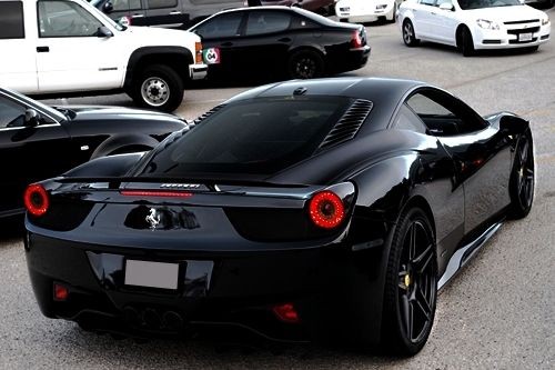 Nice Black Ferrari