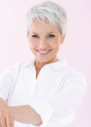 When my hair goes white, this will be the look for...