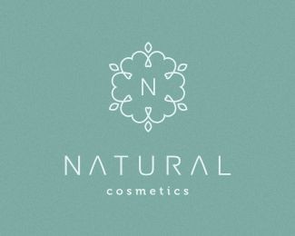 Natural Cosmetics Logo design - Clean, elegant, mo...