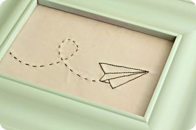 paper airplane wall art. also includes a tutorial...