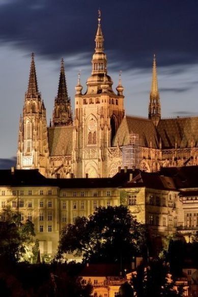 Prague Castle in Prague, Czech Republic is listed...