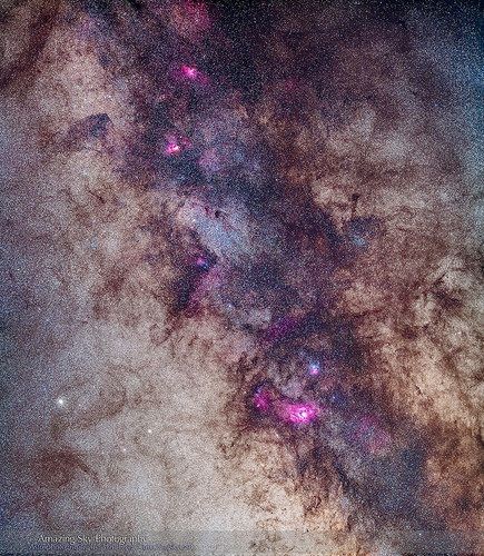 Lagoon Nebula to Eagle Nebula Mosaic | by Amazing...