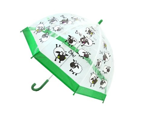 Kids Dome Umbrella PVC, Cartoon sheep design - Umb...
