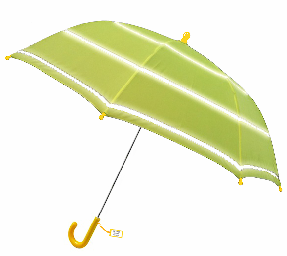 Hi Vis Umbrella, Child Safe, Yellow - Umbrella Hea...
