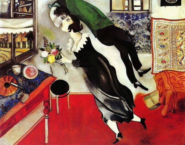Marc Chagall - Birthday Kiss