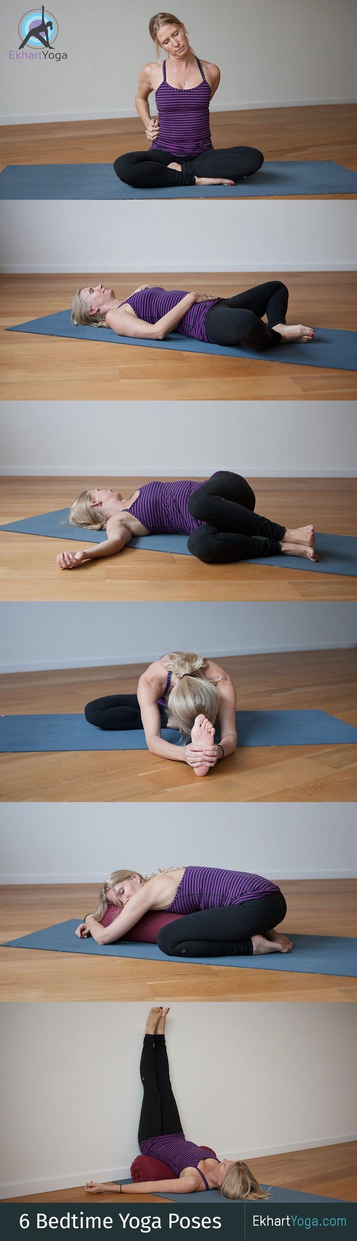 6 yoga poses for better sleep from Esther Ekhart.