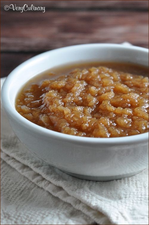 Homemade Applesauce cooked in the crock pot with b...