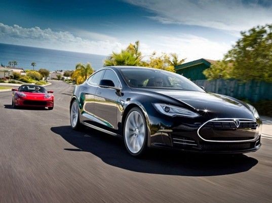 Tesla Model S, electric sedan, Motor Trend & A...
