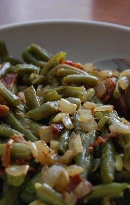Home Style Green Beans -- This was so so good! A g...