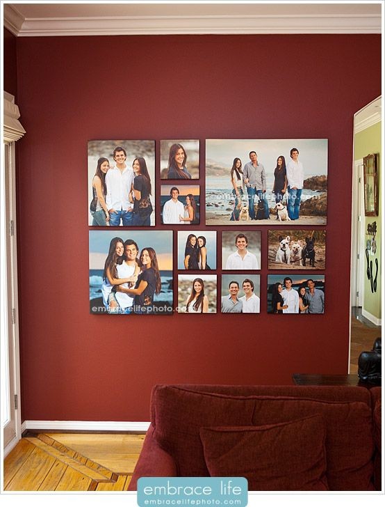 What I want to do on my dining room wall with fami...