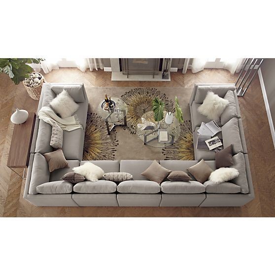love this huge couch! Moda 9-Piece Sectional Sofa...