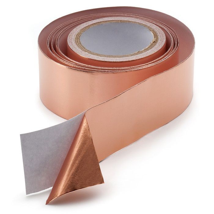 copper tape: find at the hardware store. It's inte...