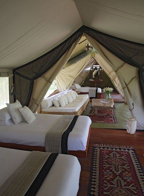 My kind of camping!..YES,,Its called "Glam~ping".....