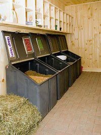  Great Feed Room - love this.  Perfect!