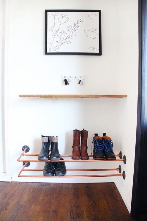 Build an affordable, DIY, custom shoe rack with a...