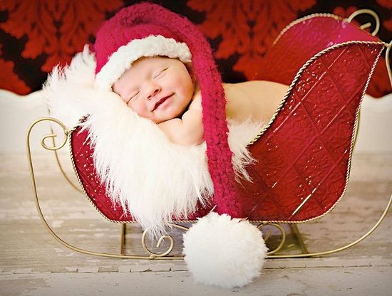 Baby Christmas Hat Photo Prop ($25): Make baby's v...